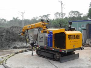 Quality LCD Wet Shotcrete Equipment , Wet Mix Shotcrete Machine 80m Cable Length wholesale