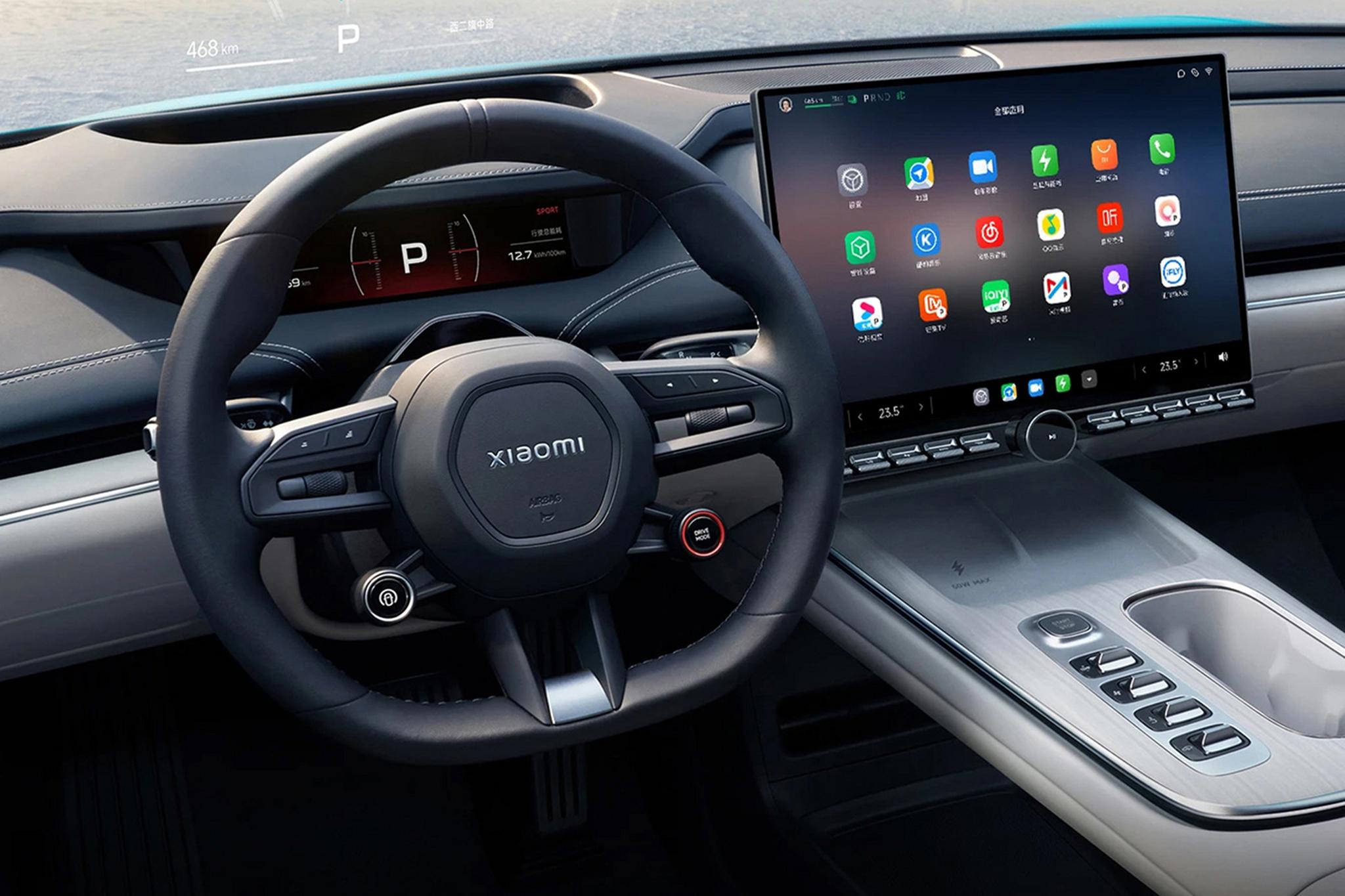 2024 Xiao-mi SU7 Pure Electric Five-Seater Luxury Sedan Energy Cars with Lithium Iron Phosphate Battery