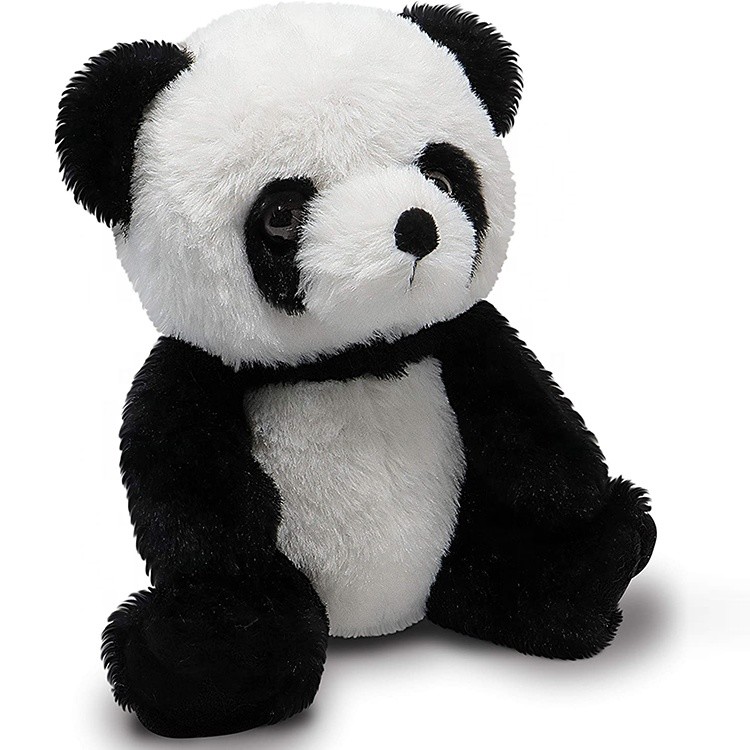 Custom Skin Friendly No Fading Sitting Panda Plush Toy