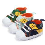 Hot sale Canvas sport Animal deer infant prewalker cartoon cute baby boy shoes