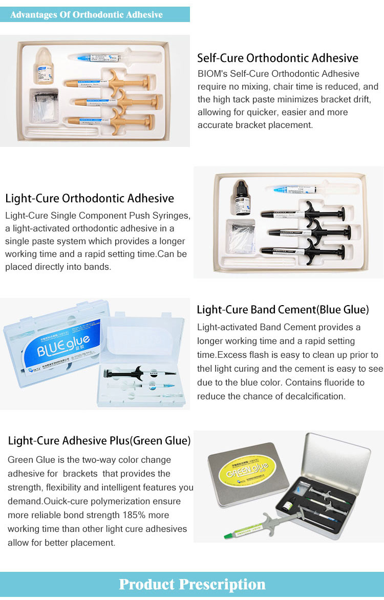 No Mix Self Cure Orthodontic Adhesives Dental Orthoforce Bonding In Mini Pack