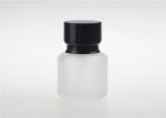Empty 50ml Glass Lotion Bottles With Pump , Custom Lotion Glass Bottle