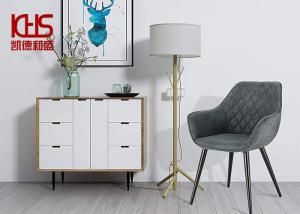 Quality Nordic 84cm Tall Fabric Dining Room Chairs Velvet Modern wholesale