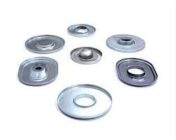 Quality Silver Color Pu Filter End Caps Carbon Steel 1mm Thick Square Head Code wholesale