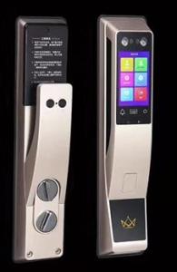 Brief Handle Face Recognition Smart Lock Real Fingerprint Identification