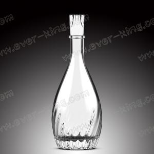 Quality Crystal White Flint Glass Bottle 750ML For Luxury Liquor wholesale