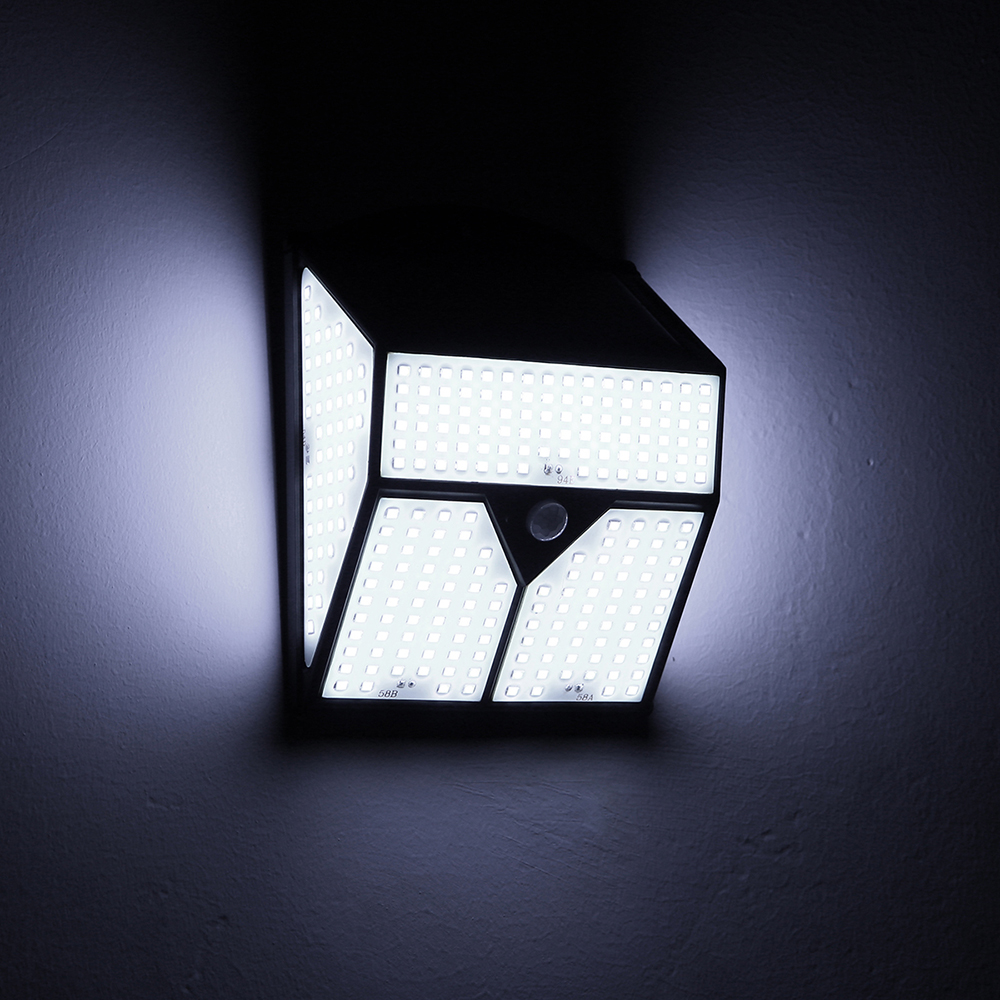 2200MAH Solar Motion Sensor Wall Light 436LED 3000LM For Courtyard Path