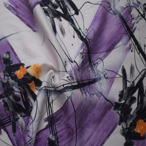 Quality Soft Digital Printed Viscose Rayon Fabric 100% Ramie Linen Fabric Yarn Dyed wholesale