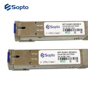 Quality 1000BASE-PX20+ Fiber Optic Transceiver 1.25GPON ONU SFP Module SC wholesale