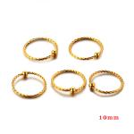 Women new korea style body piercing jewelry gold plated nose ring