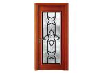 Swing Open IGCC IGMA Hollow Wrought Iron Glass Door