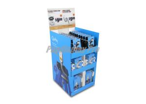 Quality Custom Cardboard Dump Bins 4C Printed Header Cardboard Product Displays wholesale