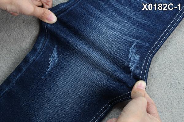 Middle Weight Women Jeans Fabric Stretch Twill Denim Fabric For Regular Girl
