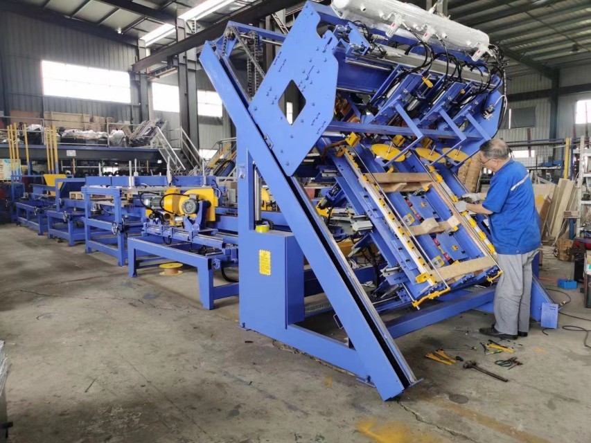 2023 hot selling Wood Pallet Automatic Making/nailing Machine With Adjustable Sizes