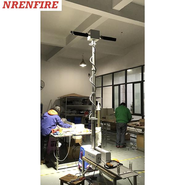 3.5m roof mount mast tower light/ 2.5m pneumatic telescopic mast tower light/