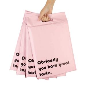 Quality 50 Micron-100 Micron PE Biodegradable Poly Mailers With Handle wholesale