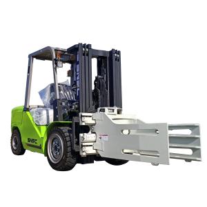 Quality Montacargas 4 Ton Diesel Forklift with Bale Clamp Attachment and Lifting Height 3-7m wholesale