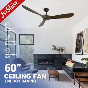 Quality 60 Inches White LED Ceiling Fan , Quiet DC Motor Modern Fan Light wholesale