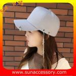 QF17016 Sun Accessory customized wholesale baseball caps and hats for ladies