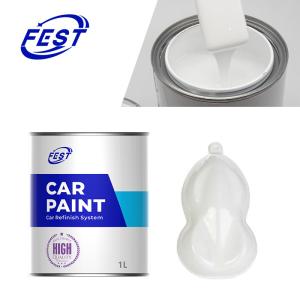 Quality 2K Solid Colors White Car Paint Automotive Paint Car Touch Up Paint 60um wholesale