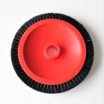 Monforts Stenter Machine Parts Red Color Fabric Brush Wheel Plastic Body Black