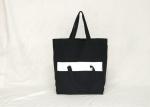 Simple Spliced Double Functional Usage Women's Canvas Tote Bags