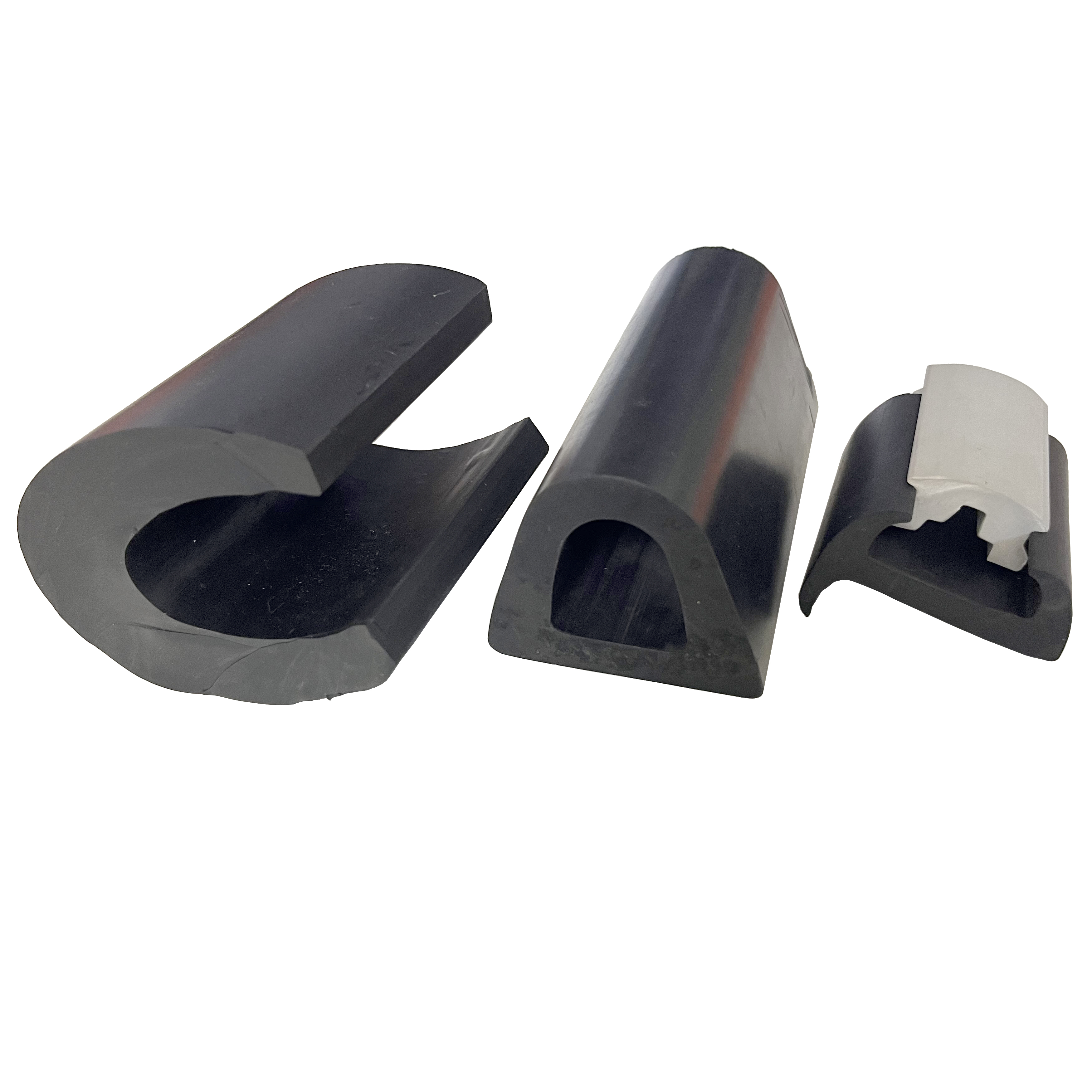 Customizable D EPDM Boat Rubber Strip for Boat Edge Protection Dock Bumper and Gunnel