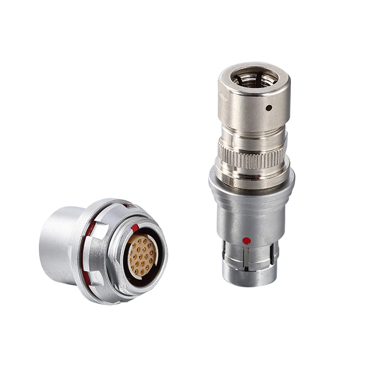 Waterproof Medical Device Connector SRD.ZGG 19 Pin Circular Connector IP50