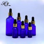 Personal Care Perfume Green Glass Dropper Bottles Screen Printing SGS
