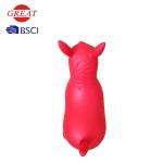 Cute Red Bouncy Horse Ecofriendly PVC Material For 3 Ages Kids Jumping