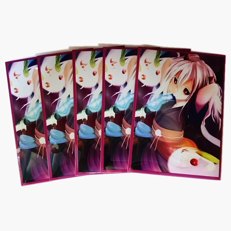 Soft Double Laser Waterproof Toploader For 100PCS Custom Art Printed Sport Card Sleeves