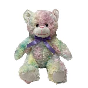 Quality Tie Dye 27cm 10.63in Singing Giant Valentines Day Teddy Bear Stuffed Animals wholesale