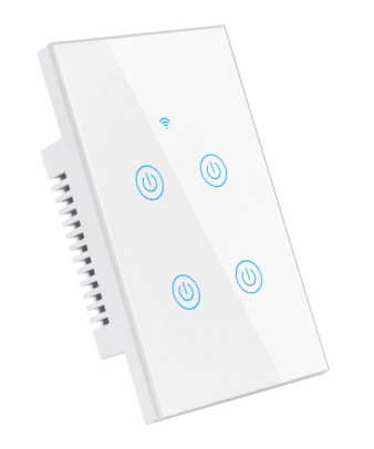 3 Gangs WIFI Touch Tuya Smart Light Switch Smart Home Light Switch