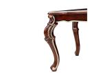 French Paint Rectangular Marble Wood Dining Table