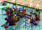 Custom Water Park Construction , Fiberglass Kids Playground Equipment Slide