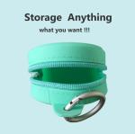 Fashion Solid Color Travel Portable Silicone Makeup Storage Bag Backpack