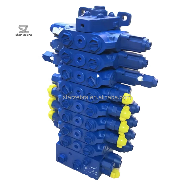 Machinery Repair Shops Distributor Assembly for Excavator JCB 8056 8060 Xugong Sanyi 75 Multi-way Valve Main Control Valve