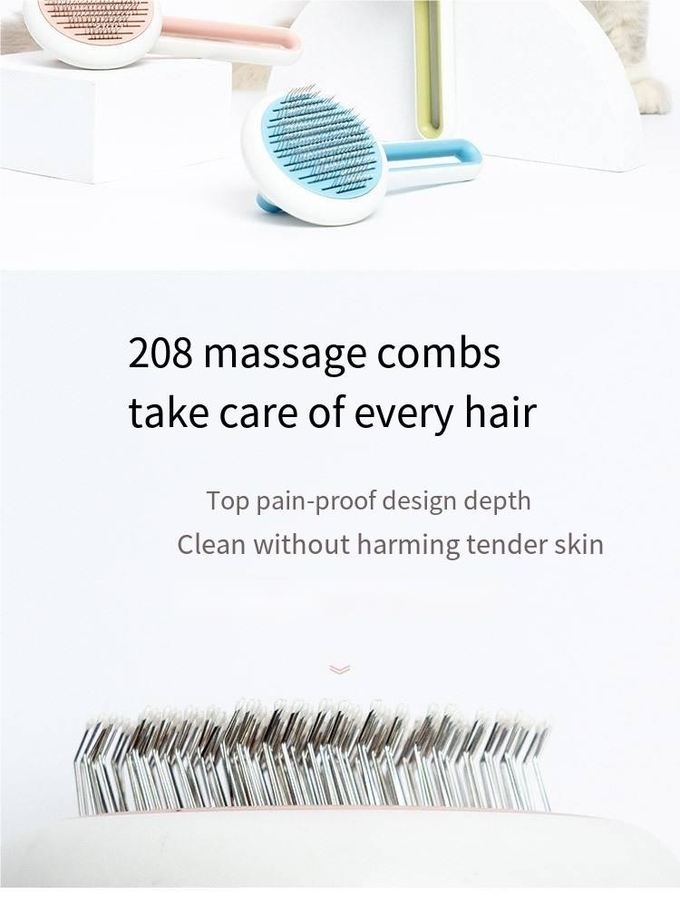 Pet Knotting Comb Cat Hair Remover Comb Dog Grooming Massage Brush
