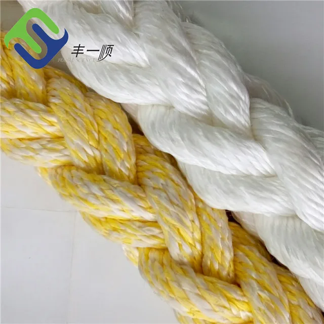120mm Diameter PP Marine Rope 8 Strand Polypropylene Rope For Tug And Boat