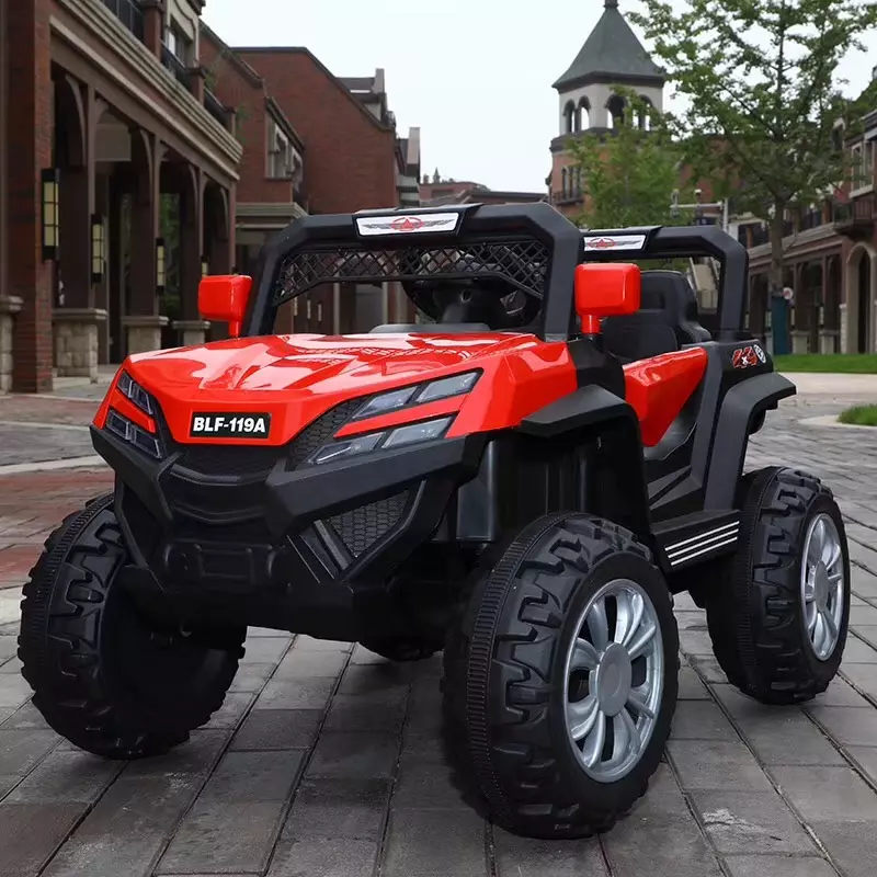 6v4*2 Plastic Baby Two Seats Electric Remote Control Toy Car for UTV Style Manufacture