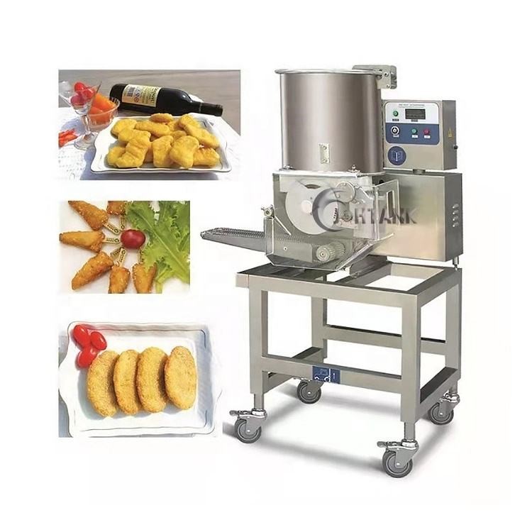 200KG Capacity Fish Meat Patty And Meat Pie Forming Hamburger Patty Making Machine For Chicken Nugget