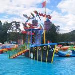 Fiberglass Kids Water Playground Equipment for Aqua Theme Park