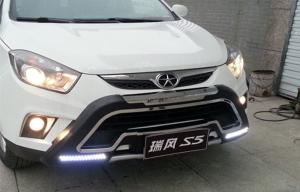 Quality JAC 2013 S5 Front Car Bumper Guard With Led Daytime Running Light wholesale