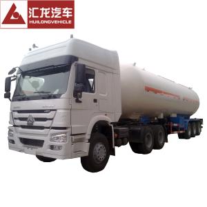Quality 3 Axle 54.76 CBM Liquid Petroleum Gas Lpg Trailer With Mechanical Suspension wholesale