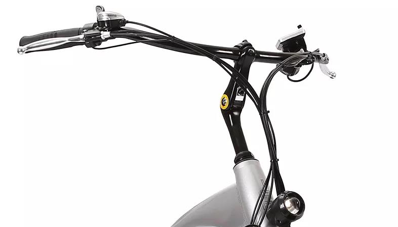 end Folding Electric Bike with SHIMANO 7 Gears Speed and F R Mechanical Disc Brake