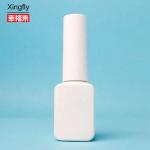 Round Glass 8ml Gel Polish Bottle With Brush And Cap