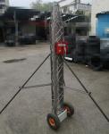 Lightweight 160 Degree 2 Axial Telescopic Aerial Mast