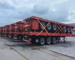 20 /40 FT Container Chassis Skeleton Container Truck Semi Trailer With Jost
