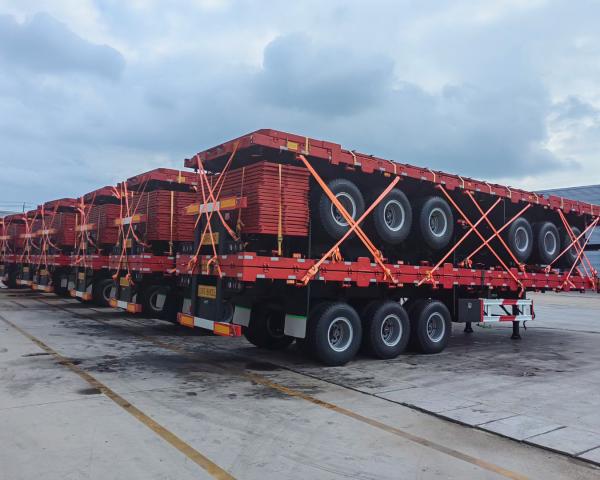 20 /40 FT Container Chassis Skeleton Container Truck Semi Trailer With Jost