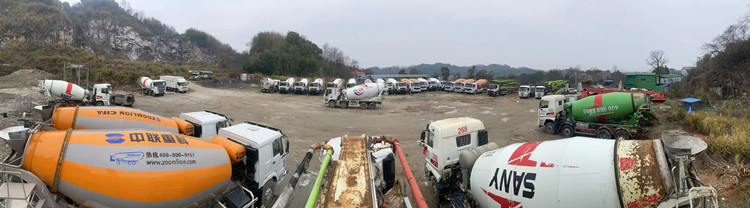 Used China Howo Cement Concrete Mixer Truck 8m3 10m3 12m3 6x4